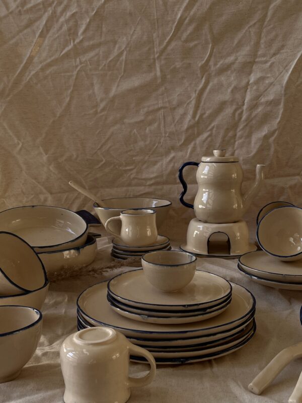 Blue Accent- Dinner Set - Image 2